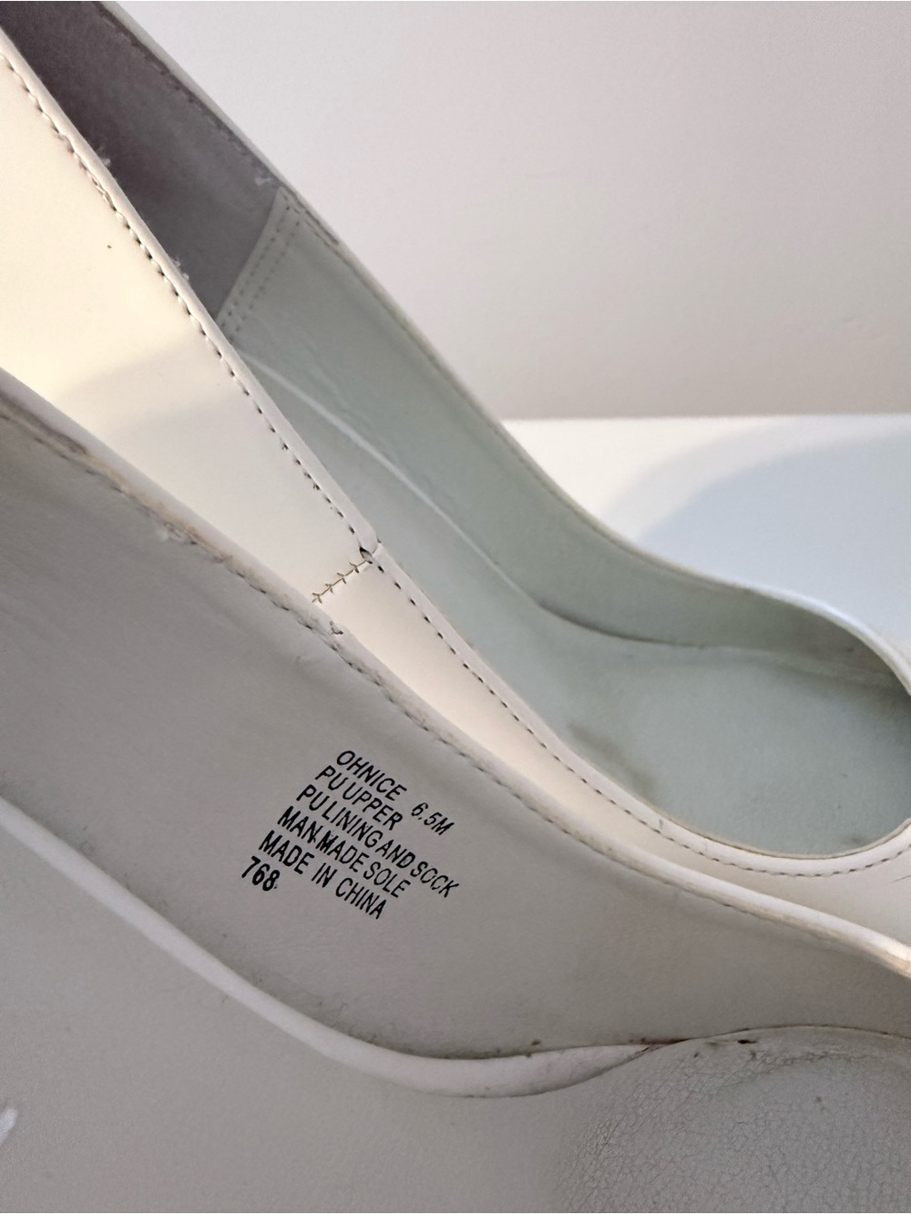 Madden Girl White Patent Pointed-Toe Stiletto Pump - Picture 4 of 6